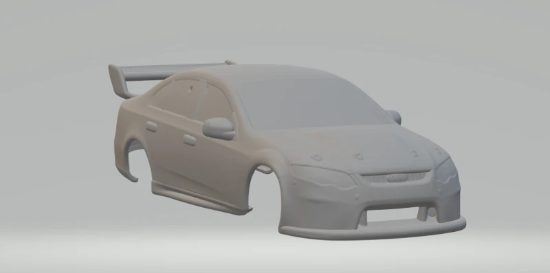 Falcon sedan supercars 3D Print Model .c4d .max .obj .3ds .fbx .stl .blend 