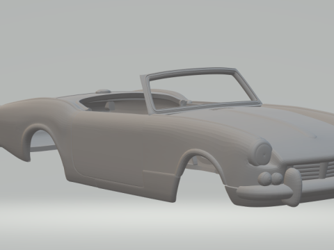 TRIUMPH SPITFIRE MKII 3D Принт Модель