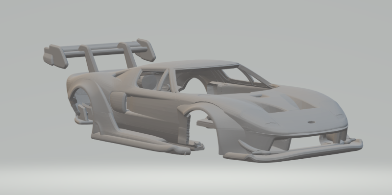 Gt40 custom 3D 打印模型 .c4d .max .obj .3ds .fbx .stl .blend