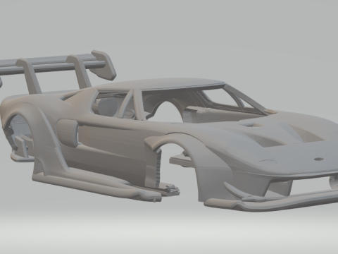 Gt40 custom 3D Принт Модель