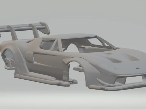 Gt40 custom 3D Print Model