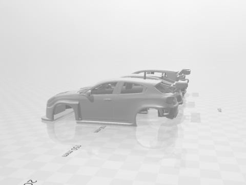 Hatch civic alfa and golf tcr pack 3D Print Model
