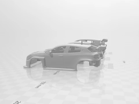 Hatch civic alfa and golf tcr pack 3D Print Model