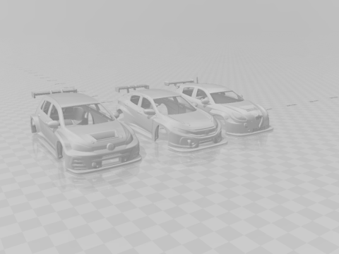 Hatch civic alfa and golf tcr pack 3D Print Model