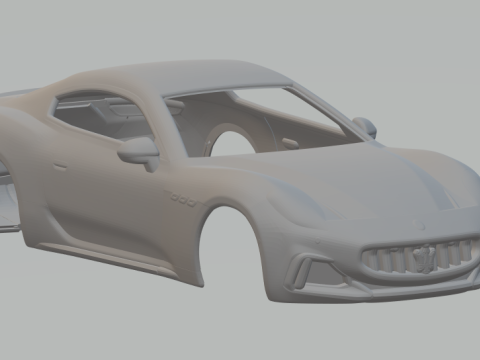 Maserati GranTurismo Trofeo 3D Принт Модель