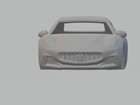 Maserati GranTurismo Trofeo 3D Print Model