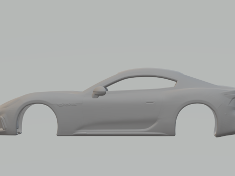 Maserati GranTurismo Trofeo 3D Print Model