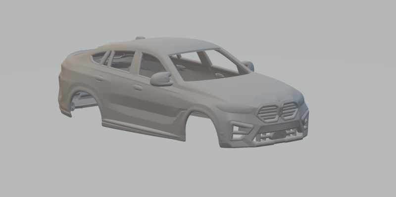 X6m Modelo de Impressão 3D .c4d .max .obj .3ds .fbx .stl .blend