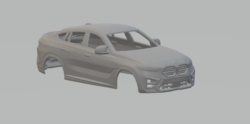 X6m 3D Print Model .c4d .max .obj .3ds .fbx .stl .blend 