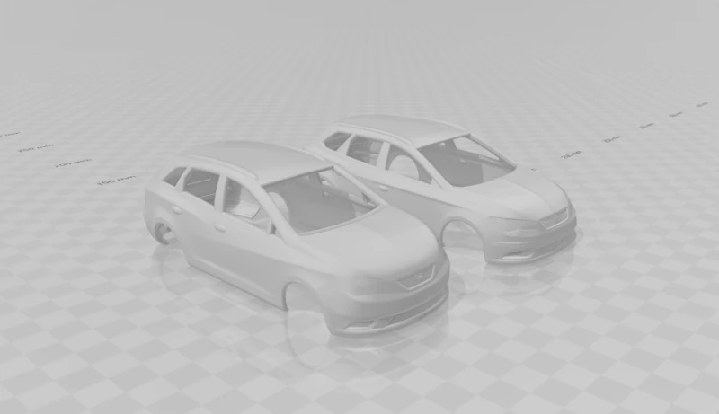 Seat ibiza wagon 3D Print Model .c4d .max .obj .3ds .fbx .stl .blend 