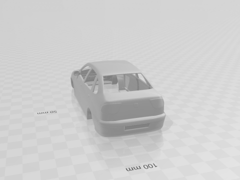 Seat ibiza wagon Modelo de impresión 3D