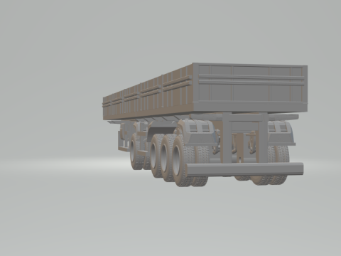 Trailer brazil 4axles 3Dプリントモデル