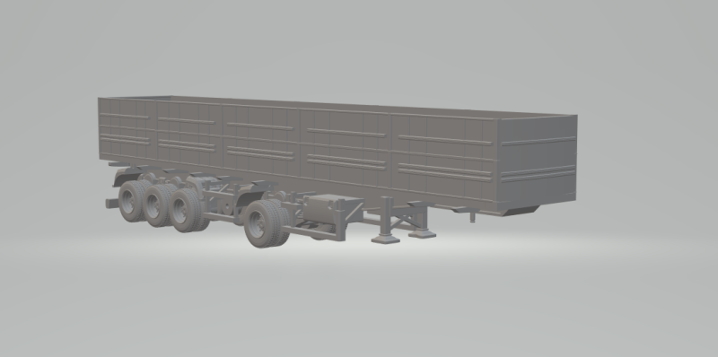 Trailer grain brazil 4axles 3D प्रिंट मॉडल .c4d .max .obj .3ds .fbx .stl .blend 