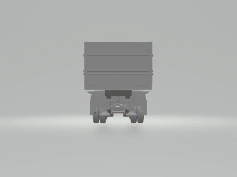 Trailer grain brazil 4axles 3D Print Model
