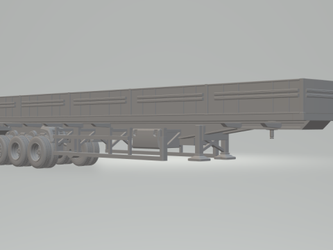 Trailer ls brazil 3axles long 3D Print Model