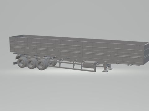 Trailer grain long brazil 3D Print Model
