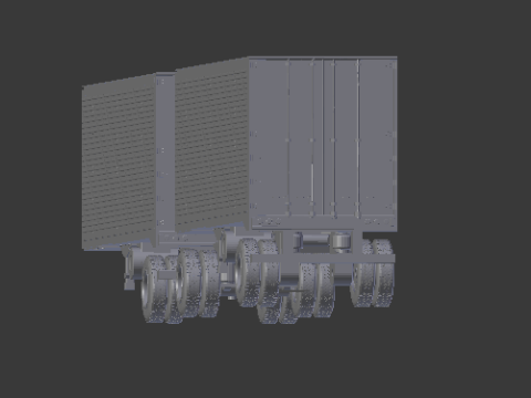 Double traile box 3D-Druckmodell