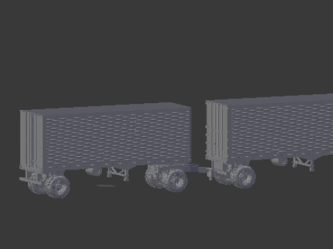 Double traile box 3D-Druckmodell