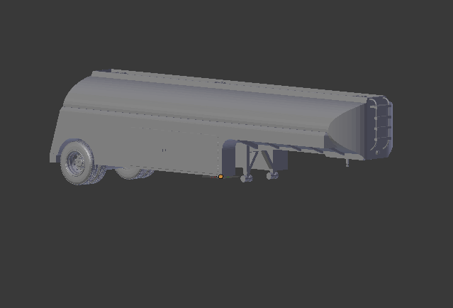Trailer tank 3D प्रिंट मॉडल .c4d .max .obj .3ds .fbx .stl .blend 