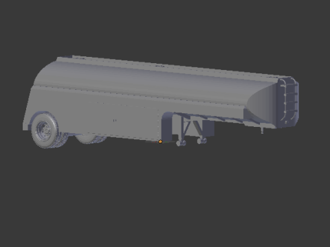 Trailer tank 3D Print Model