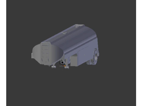 Trailer tank 3D Print Model