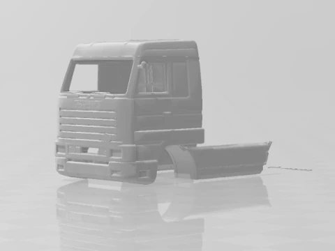 Scania cabin 3D Print Model