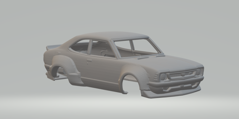 Toyota corolla 3Dプリントモデル .c4d .max .obj .3ds .fbx .stl .blend