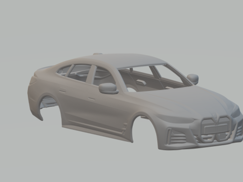 I4 3D Print Model