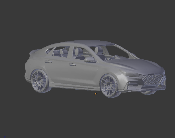 Hyundai i30 fastback 3D Print Model .c4d .max .obj .3ds .fbx .stl .blend 