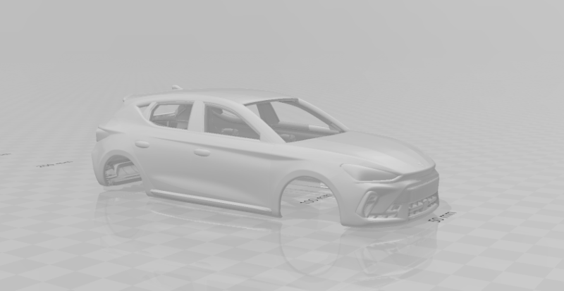 Cupra leon 3D प्रिंट मॉडल .c4d .max .obj .3ds .fbx .stl .blend