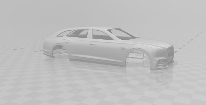 Bentley wagon 3D प्रिंट मॉडल .c4d .max .obj .3ds .fbx .stl .blend