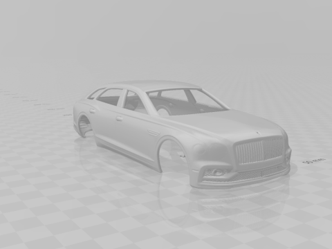 Bentley wagon 3D प्रिंट मॉडल