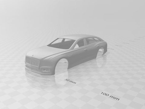 Bentley wagon 3D प्रिंट मॉडल