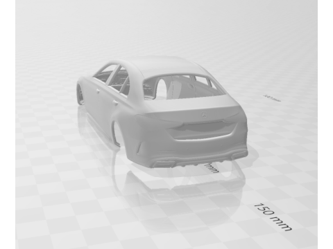 Mercedes benz class c Model do druku 3D