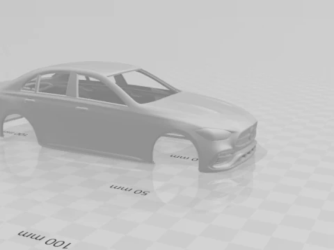 Mercedes benz class c 3D Print Model