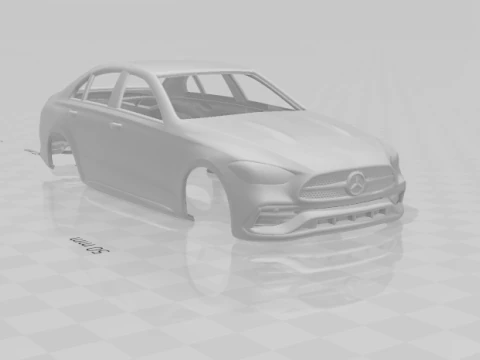 Mercedes benz class c 3D Print Model