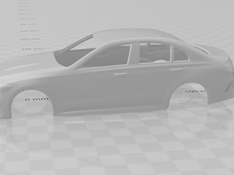 Mercedes benz class c Model do druku 3D