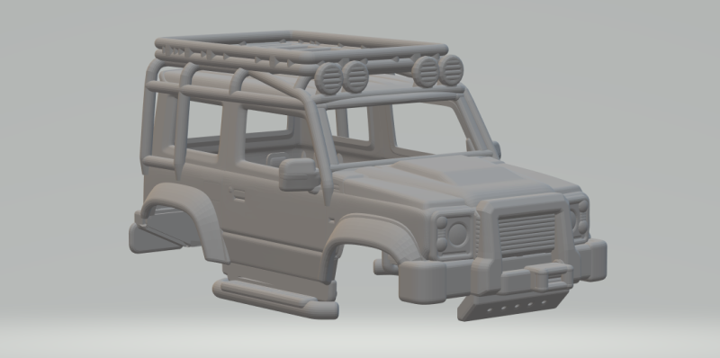 Suzuki jimny custom 3D 打印模型 .c4d .max .obj .3ds .fbx .stl .blend
