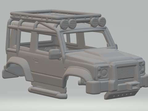 Suzuki jimny custom 3D-printmodel