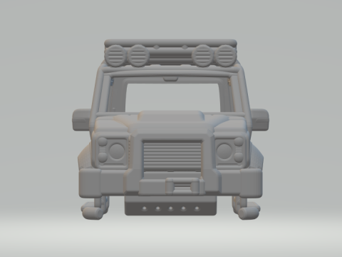 Suzuki jimny custom 3D 打印模型