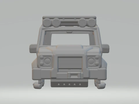 Suzuki jimny custom 3D Print Model