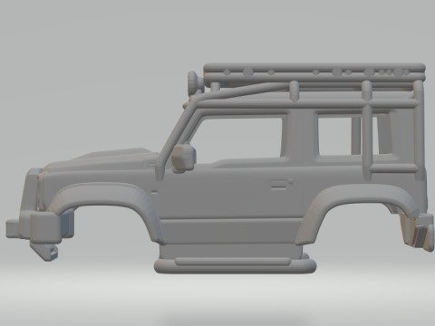 Suzuki jimny custom 3D 打印模型