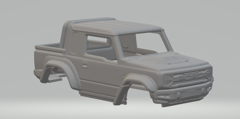 Suzuki jimny custom bronco Modello di stampa 3D .c4d .max .obj .3ds .fbx .stl .blend
