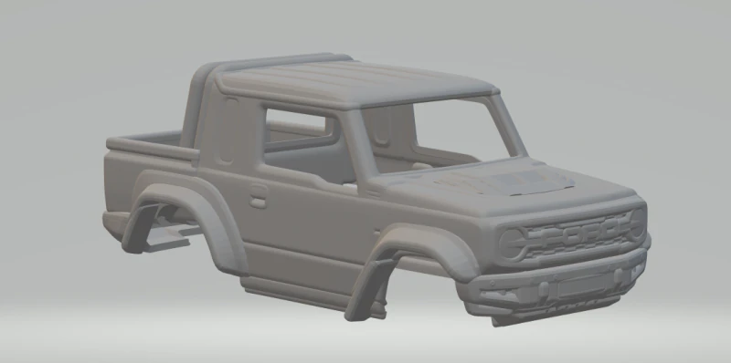 Suzuki jimny custom bronco 3D Print Model .c4d .max .obj .3ds .fbx .stl .blend 