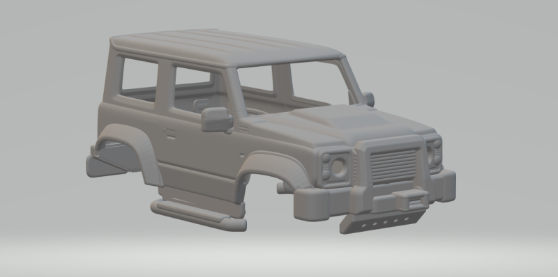 Suzuki jimny land rover Modèles 3D en vedette .c4d .max .obj .3ds .fbx .stl .blend