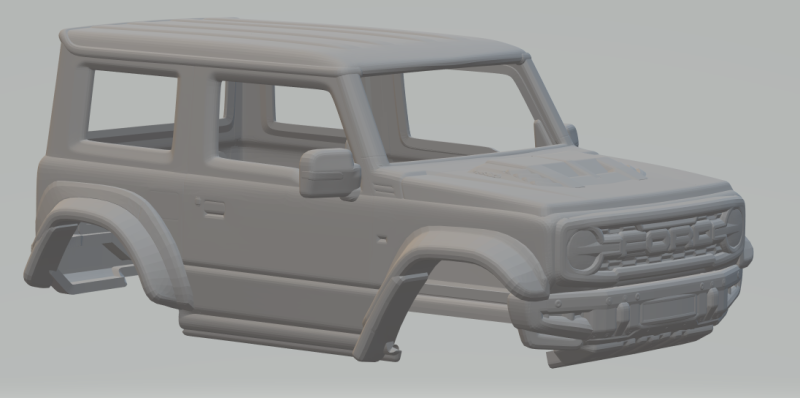 Suzuki jimny bronco 2 doors 3D Принт Модель .c4d .max .obj .3ds .fbx .stl .blend