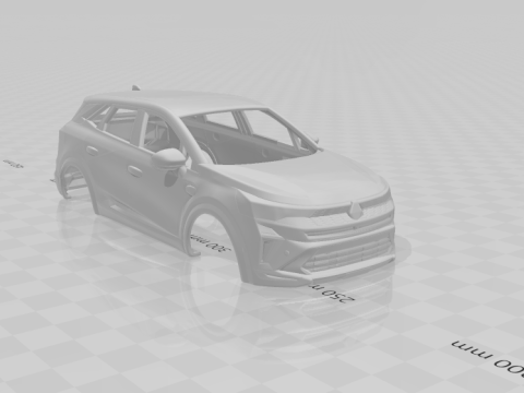 Renault Symbioz 3D-printmodel