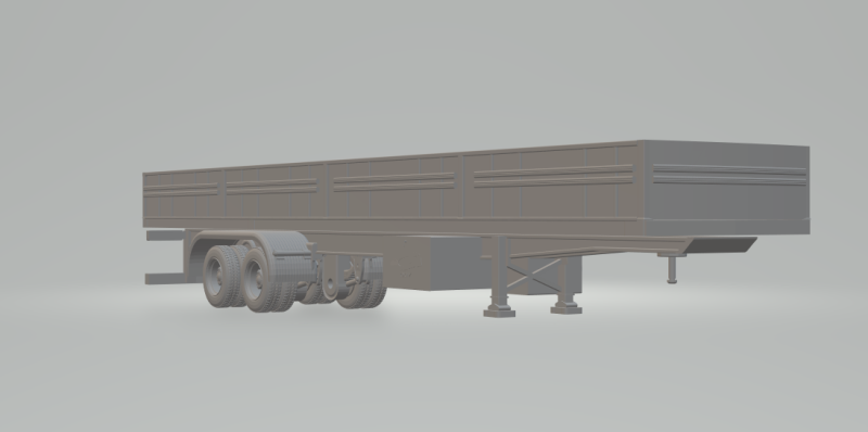 Trailer brazil 80 Modello di stampa 3D .c4d .max .obj .3ds .fbx .stl .blend