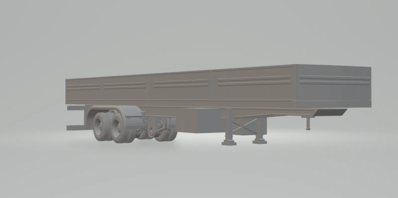 Trailer brazil 80 3D Print Model .c4d .max .obj .3ds .fbx .stl .blend 