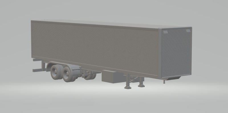 Trailer box brazil 80 3D Принт Модель .c4d .max .obj .3ds .fbx .stl .blend 